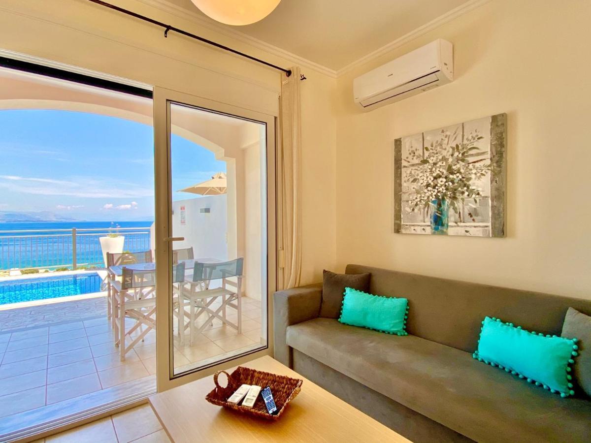 Luxury Villa Akti Barbati 2 With Private Pool By Dadovillas Pyrgi  Exterior photo